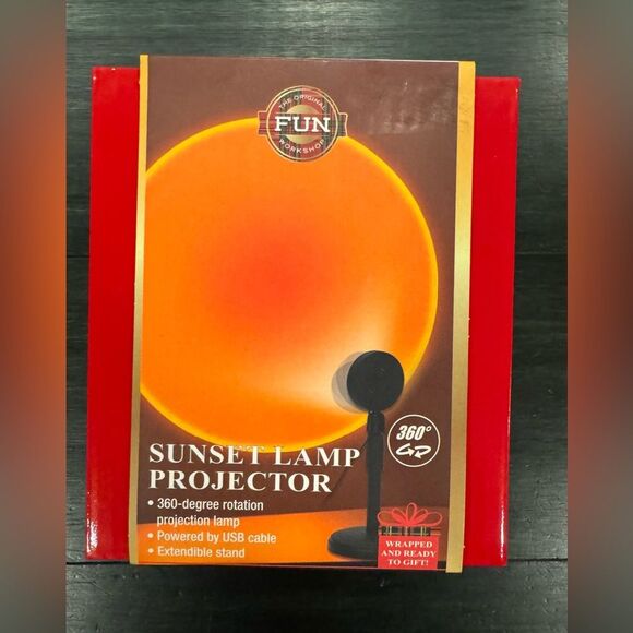 Sunset Lamp Projector Lamp by The Original Fun Workshop NEW In Box - Picture 1 of 4
